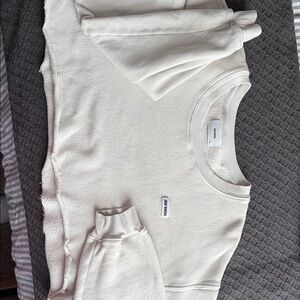 Joah Brown Crewneck Cropped Sweatshirt